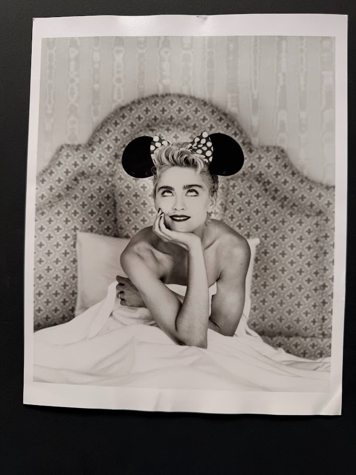 MADONNA - ICONIC - EPIC Rare Original Press Photo by HERB RITTS 1989
