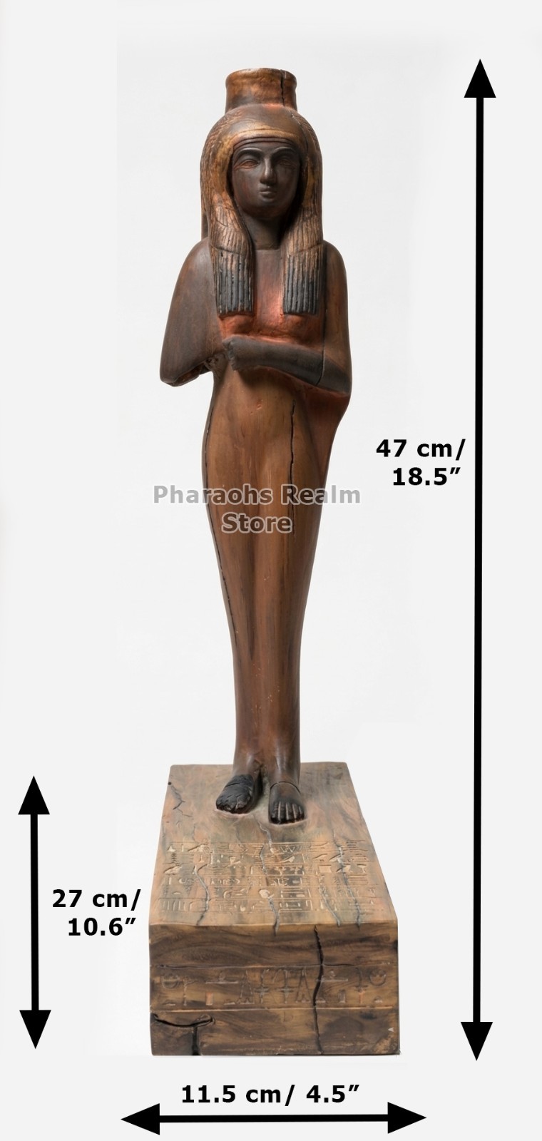 Queen Ahmose Nefertari Large Statue - Ancient Egyptian Mother Goddess Queen Ahmose Nefertari Large Statue - Ancient Egyptian Mother Goddess