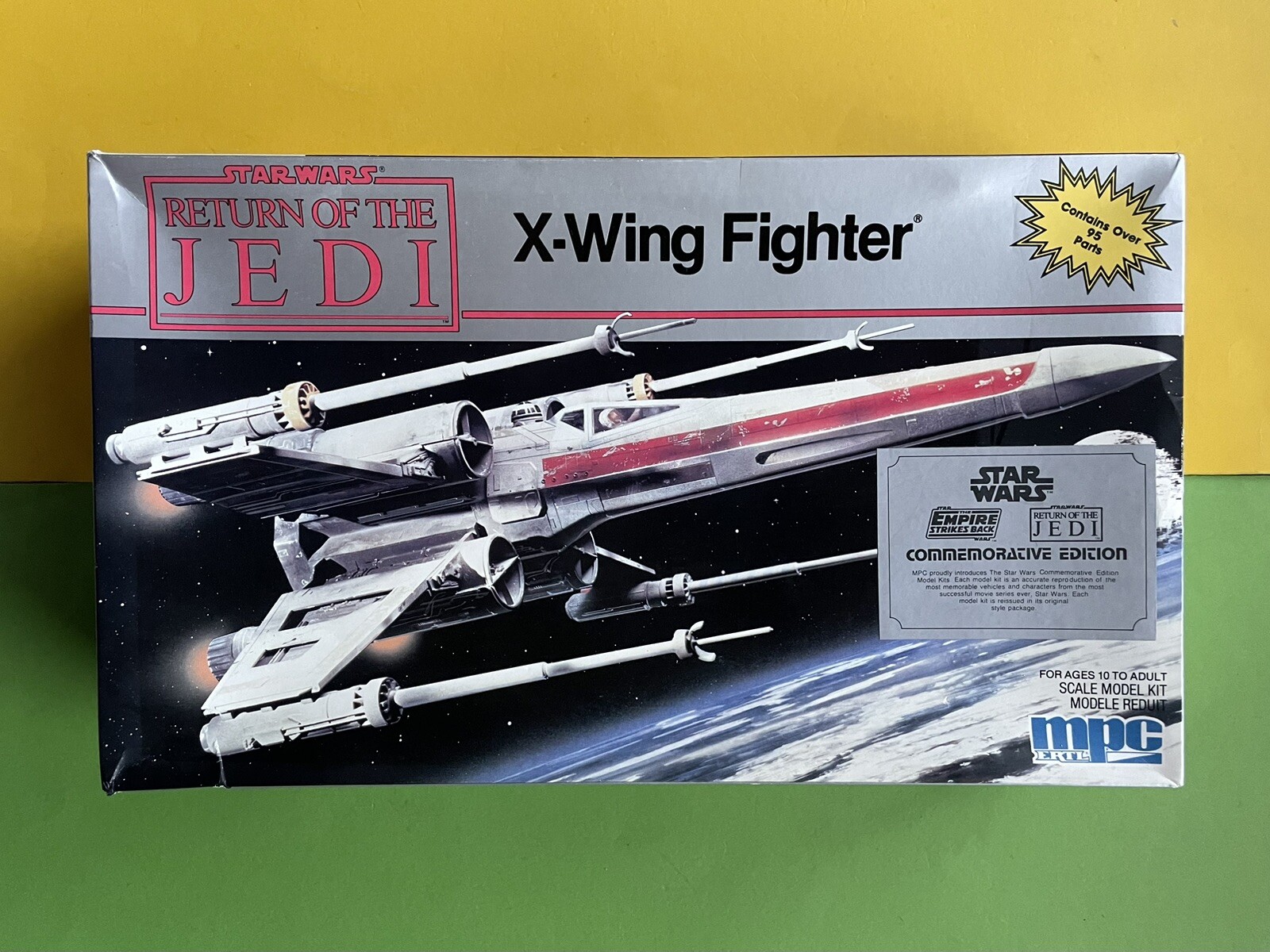 JEDI Star Wars MPC Ertl X WING Model US SET Vintage 70 80 Figure Original Box NEW 89