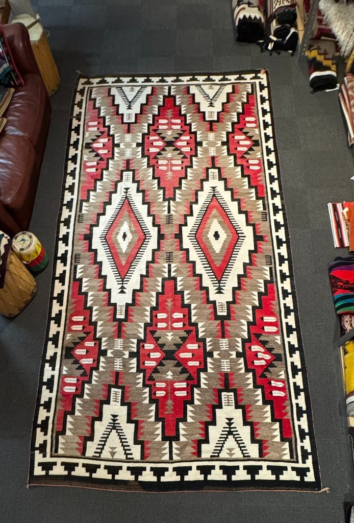 Very Large Navajo Rug Ganado, AZ ca 1920 15'4 Very Large Navajo Rug Ganado, AZ ca 1920 15'4