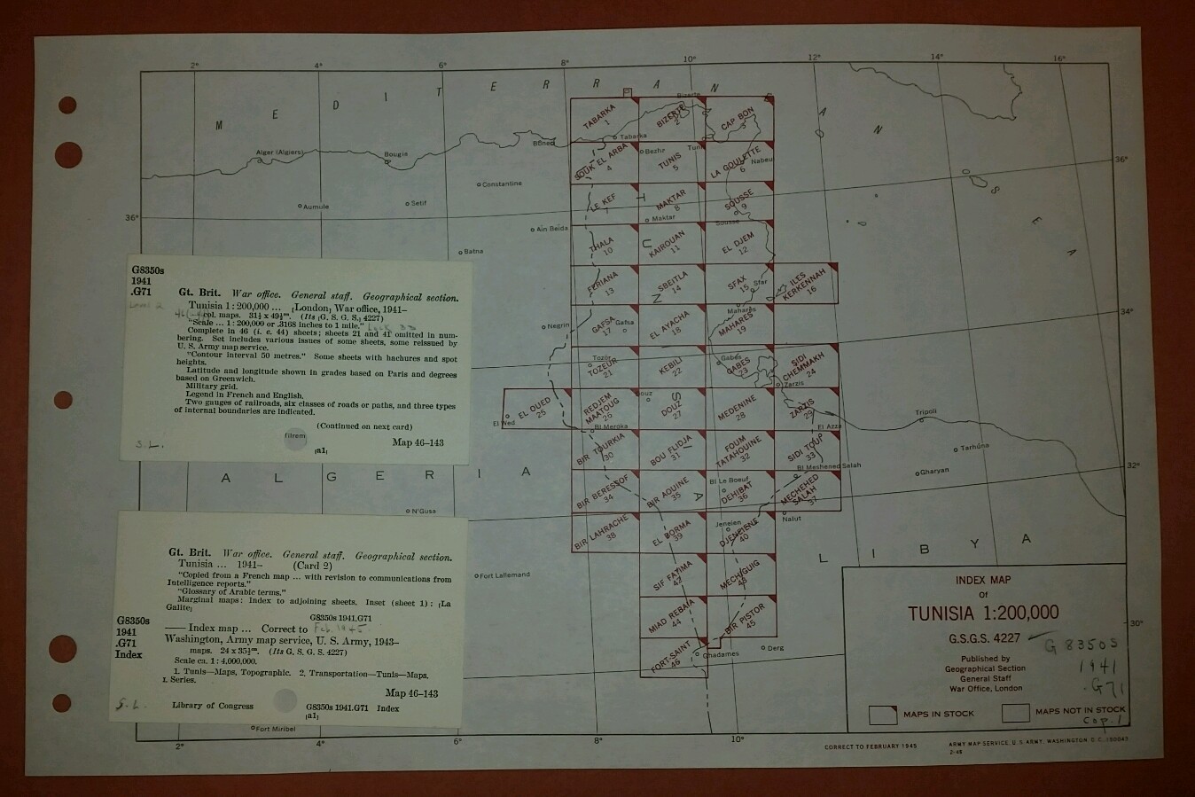 1942 US Army Maps Tunisia GSGS 4227 1:200,000 - 43 Sheets ww 2 vintage military 1942 US Army Maps Tunisia GSGS 4227 1:200,000 - 43 Sheets ww 2 vintage military