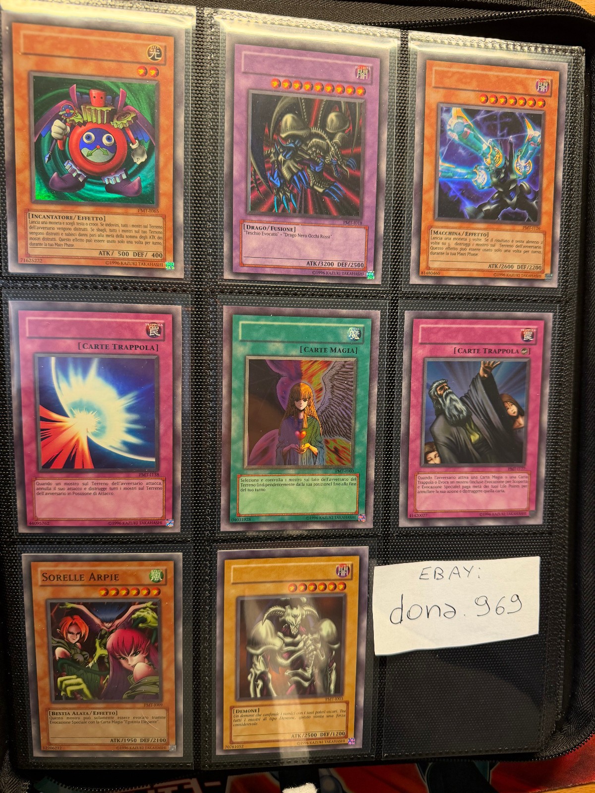 YuGiOh Italian Metal Raiders NFC cards misprint no name no imprint bundle