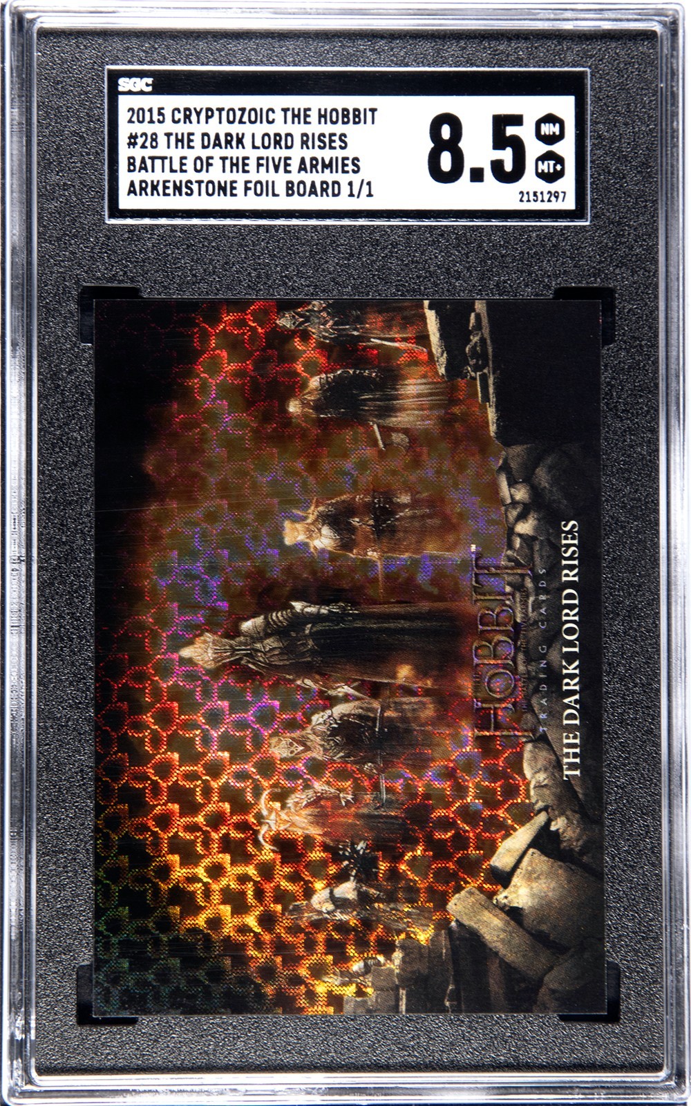 2015 CZX Hobbit Dark Lord Rises Battle Five Armies Arkenstone Foil Board 1/1 2015 CZX Hobbit Dark Lord Rises Battle Five Armies Arkenstone Foil Board 1/1