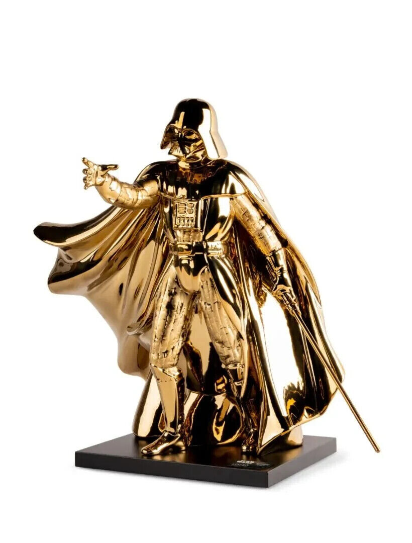 NEW LLADRO LIMITED ED. STAR WARS GOLDEN DARTH VADER FIGURINE #9704 RARE BNIB F/S NEW LLADRO LIMITED ED. STAR WARS GOLDEN DARTH VADER FIGURINE #9704 RARE BNIB F/S
