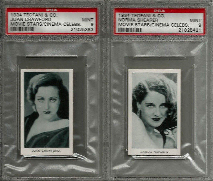 1934 Teofani & Co Ltd Modern Movie Stars & Cinema Celebrities (48) PSA Card Set 1934 Teofani & Co Ltd Modern Movie Stars & Cinema Celebrities (48) PSA Card Set