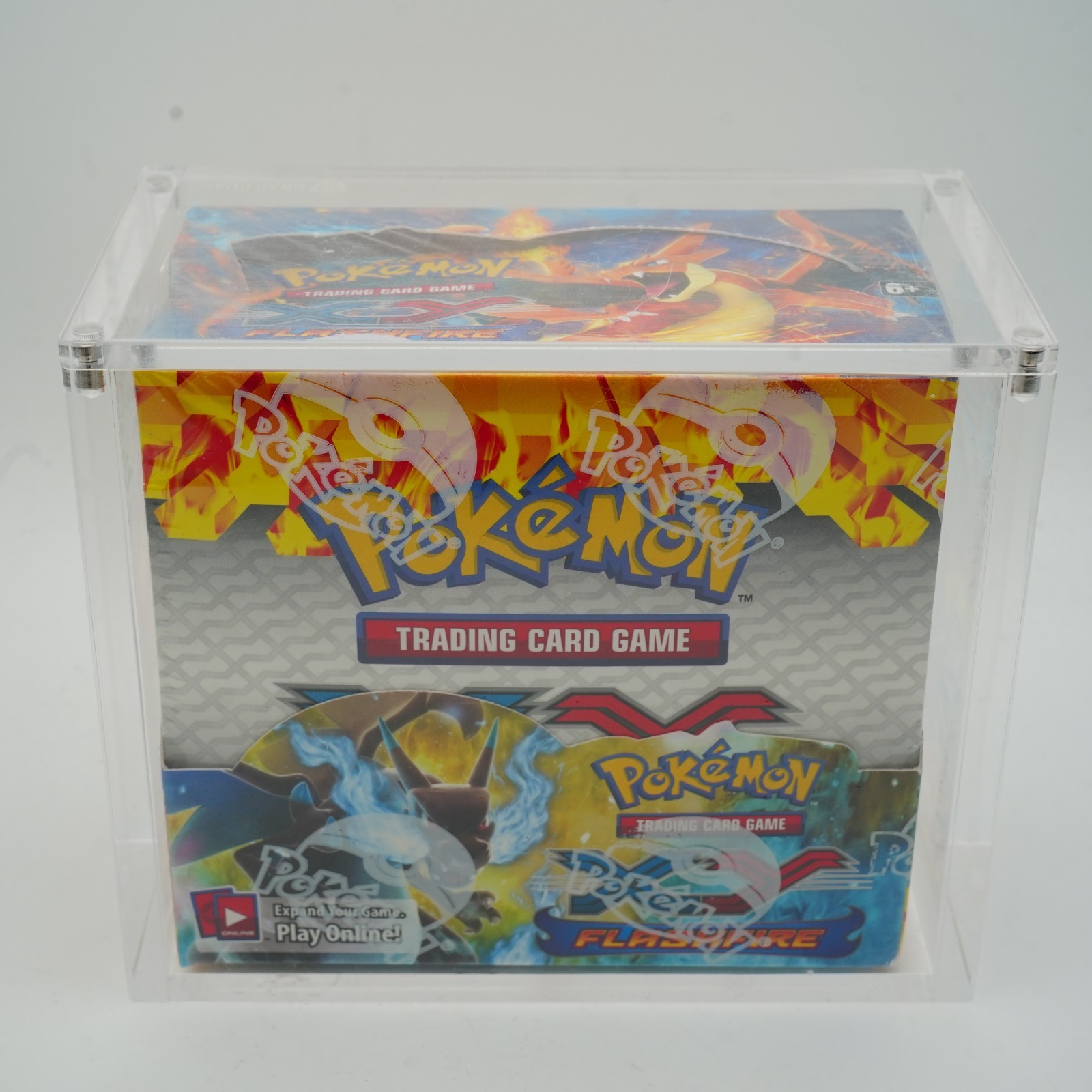 Pokemon 2014 XY Flashfire Booster Box Factory Sealed 36 Packs w/ Acrylic Case Pokemon 2014 XY Flashfire Booster Box Factory Sealed 36 Packs w/ Acrylic Case