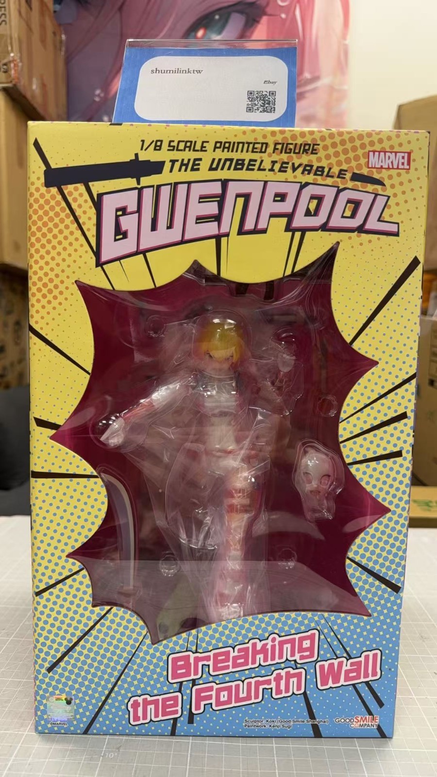 NEW The Unbelievable Gwenpool Breaking The Fourth Wall Figure Good Smile Company