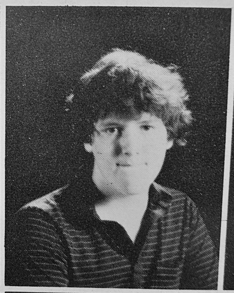 Brian Carroll (Buckethead) 1985 10th Grade Damien High School Yearbook PHOTO Brian Carroll (Buckethead) 1985 10th Grade Damien High School Yearbook PHOTO