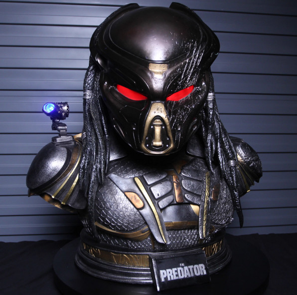 New H71cm MON Custom Ver 1/1 Scale Yautja Predator Statue Bust New H71cm MON Custom Ver 1/1 Scale Yautja Predator Statue Bust