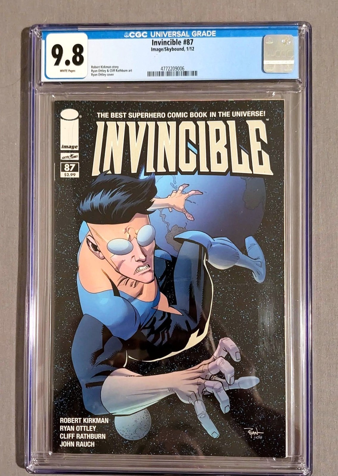 Invincible # 87 CGC 9.8 White Pages Image Comics 2012 Extremely Rare High Grade Invincible # 87 CGC 9.8 White Pages Image Comics 2012 Extremely Rare High Grade