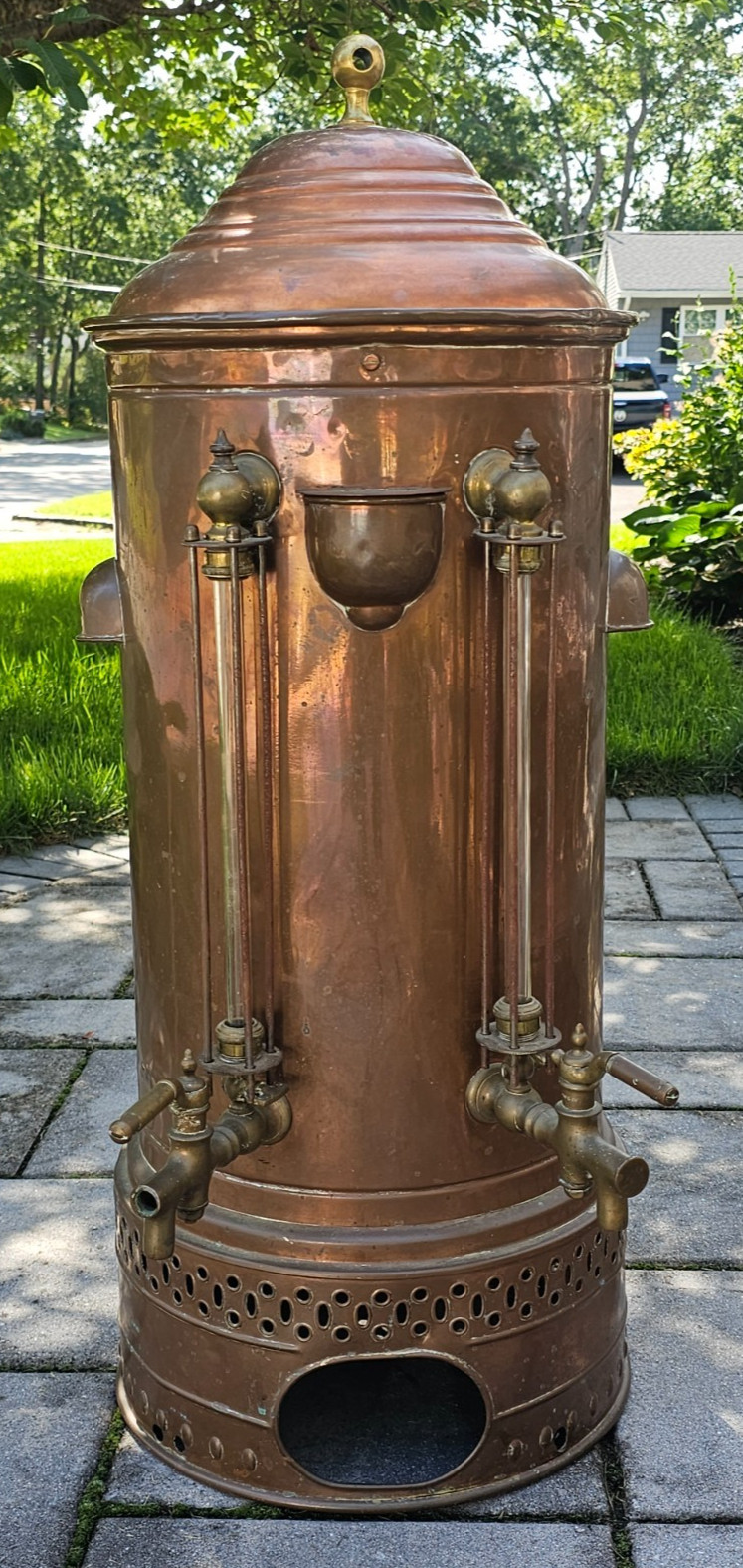 Vintage Large Copper Coffee Urn - 36 Vintage Large Copper Coffee Urn - 36