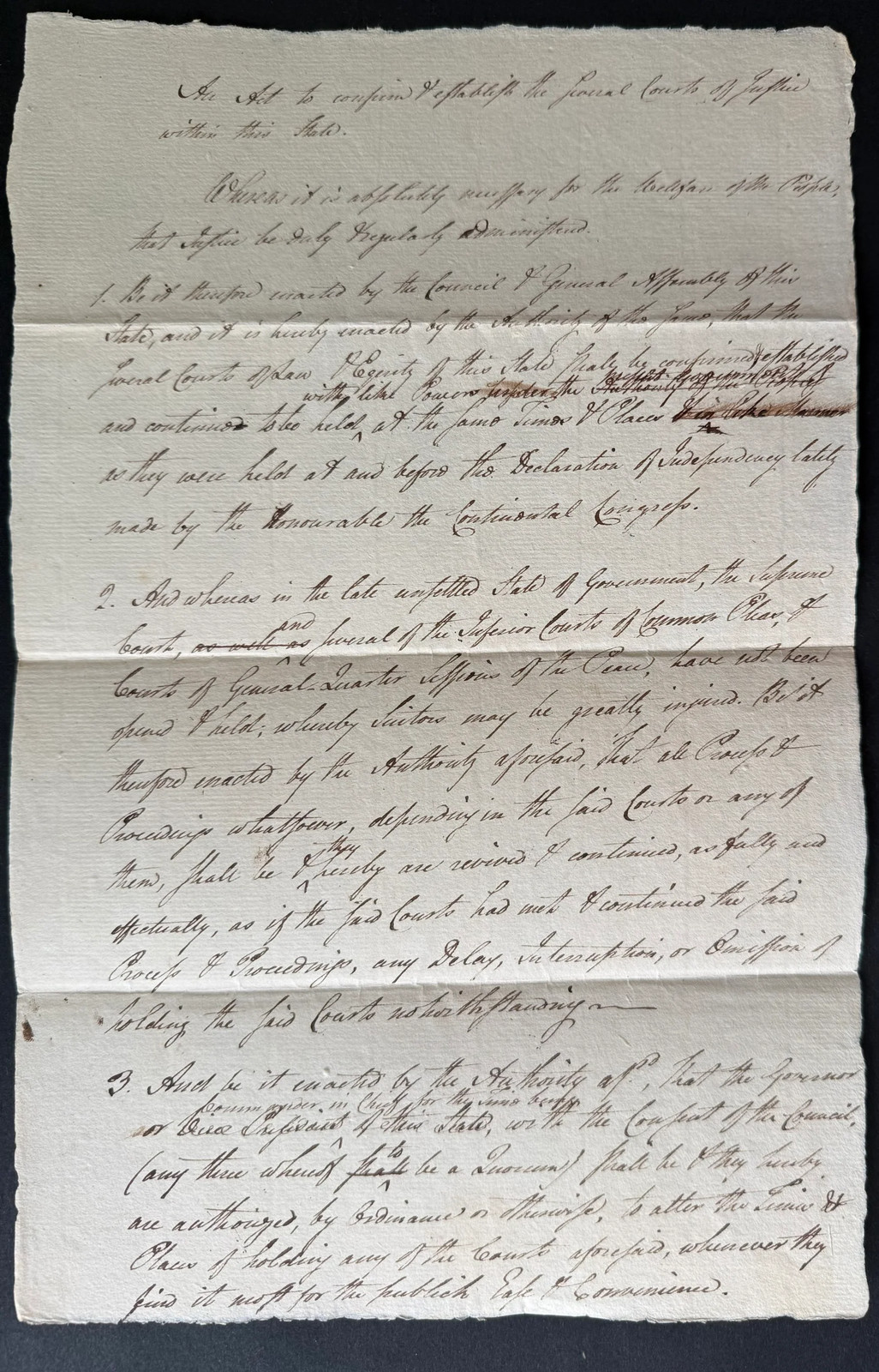 Building a Government During Revolution: Eight Original New Jersey Legislative Building a Government During Revolution: Eight Original New Jersey Legislative