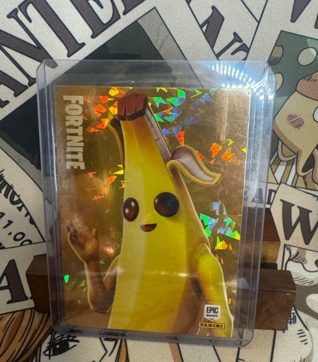 Peely π₯ 2019 Panini Fortnite ITALY Crystal Shard #233 Epic Outfit SSP RARE π Peely π₯ 2019 Panini Fortnite ITALY Crystal Shard #233 Epic Outfit SSP RARE π