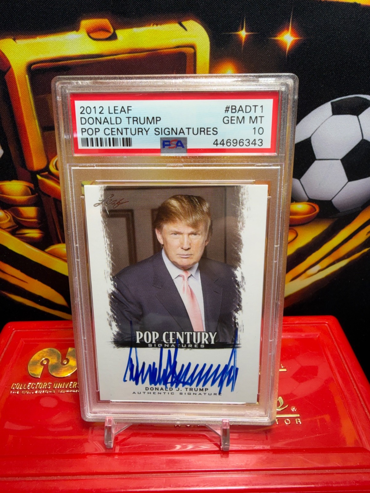 2012 Leaf Pop Century Signatures Donald Trump Auto PSA 10 2012 Leaf Pop Century Signatures Donald Trump Auto PSA 10