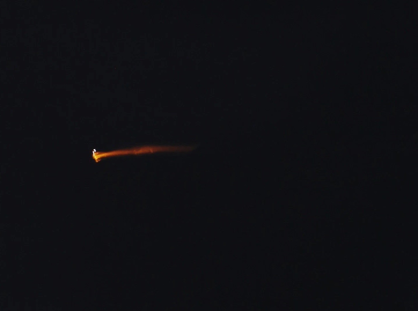 1940s Meteorite | Rocket | Unidentified Object 35mm color slide photo 1940s Meteorite | Rocket | Unidentified Object 35mm color slide photo