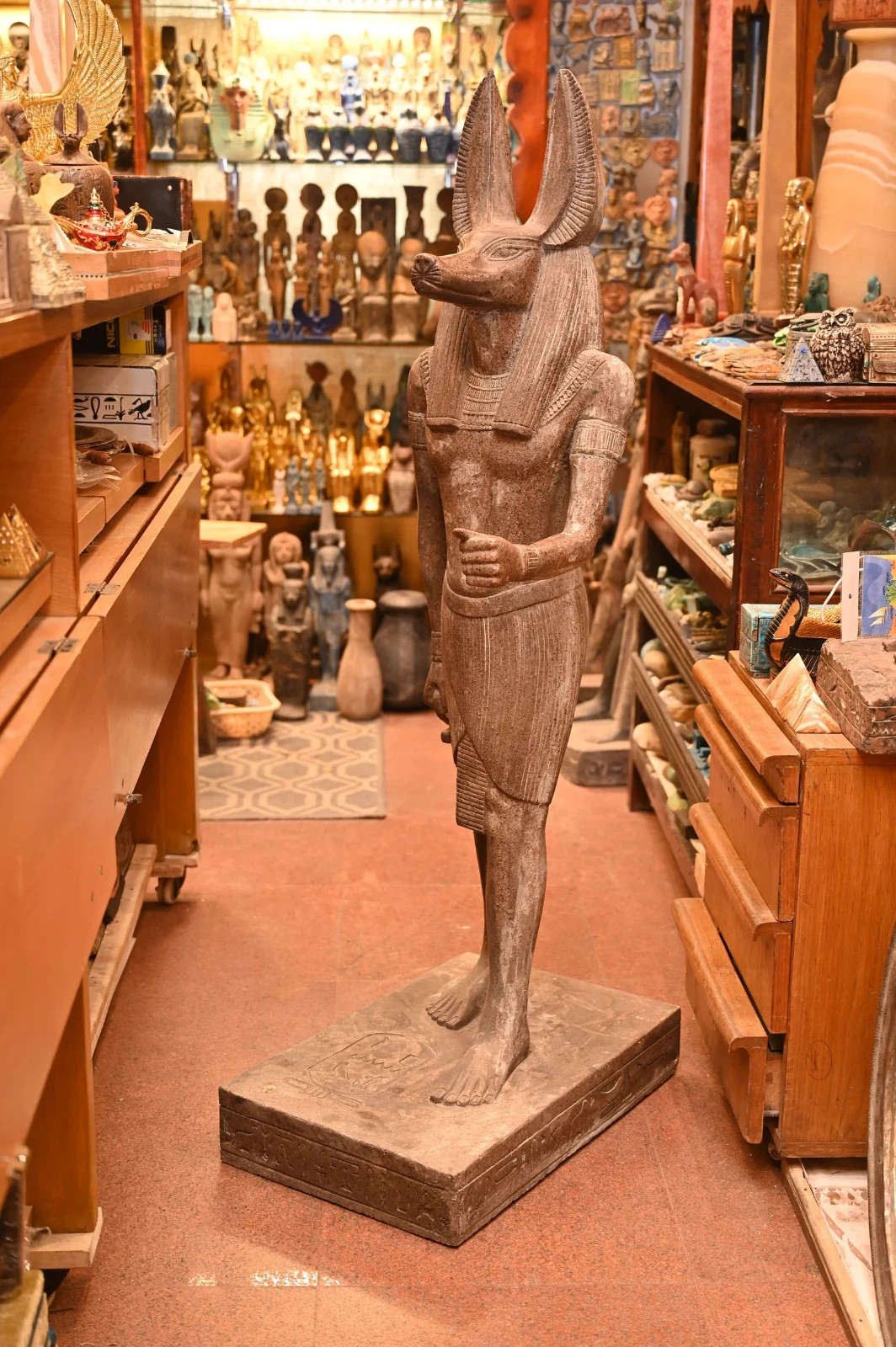 Anubis Statue God Protector of Royal Tomb Rare Ancient Egyptian Antiquities BC Anubis Statue God Protector of Royal Tomb Rare Ancient Egyptian Antiquities BC