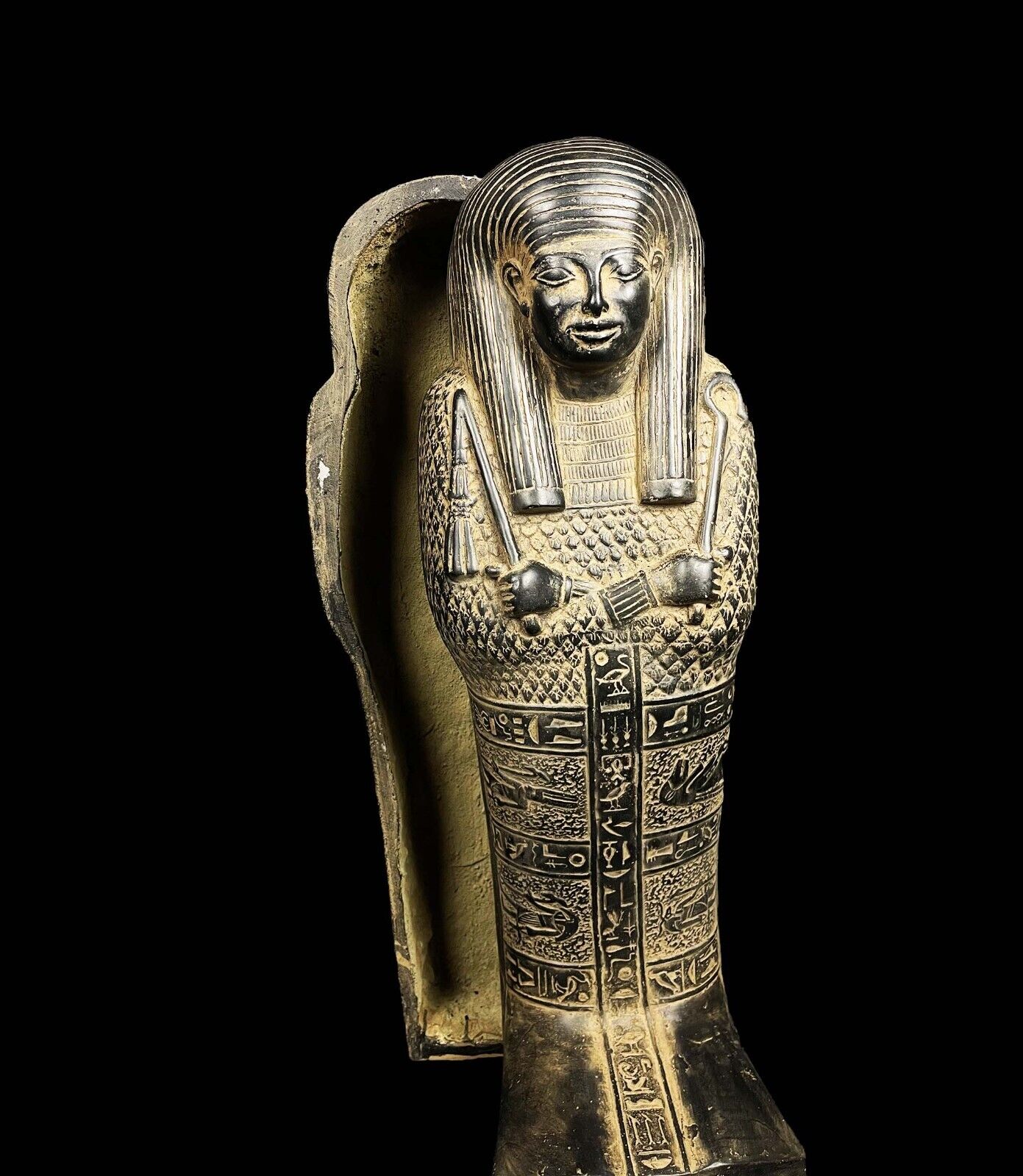Vintage Mother Goddess Isis Sarcophagus