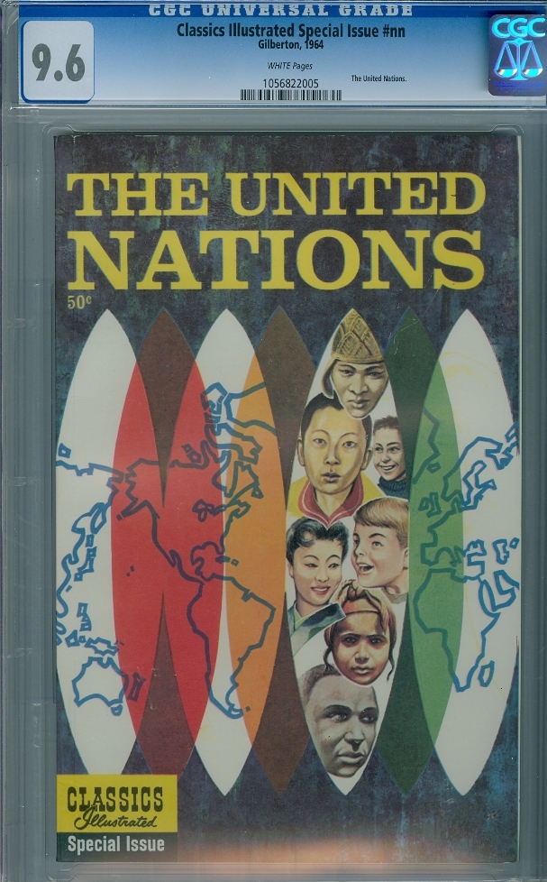 Classics Illustrated Special NN The United Nations CGC 9.6 scarce Classics Illustrated Special NN The United Nations CGC 9.6 scarce