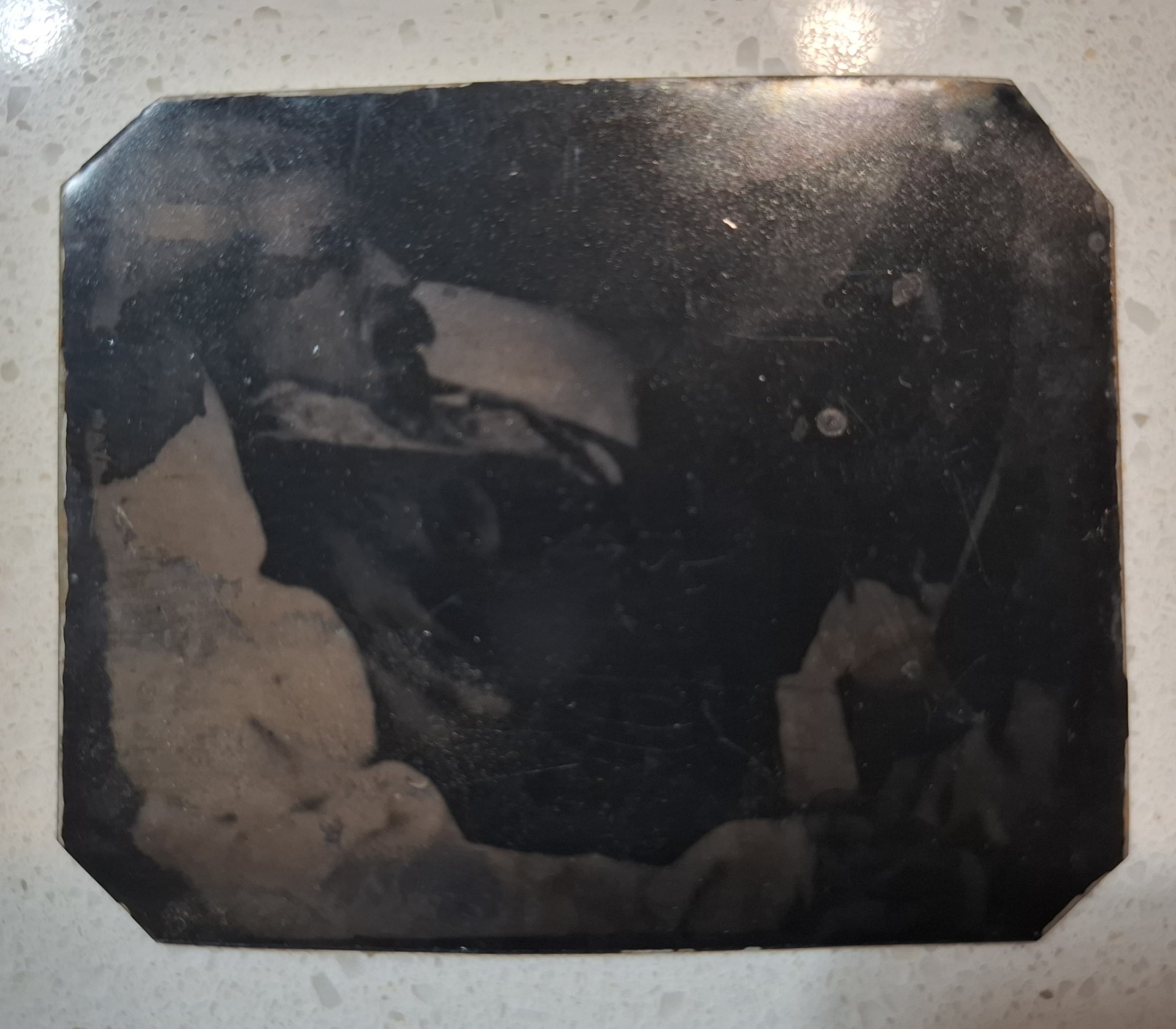MARK TWAIN 2.5X3 INCHES tintype Photo MARK TWAIN 2.5X3 INCHES tintype Photo
