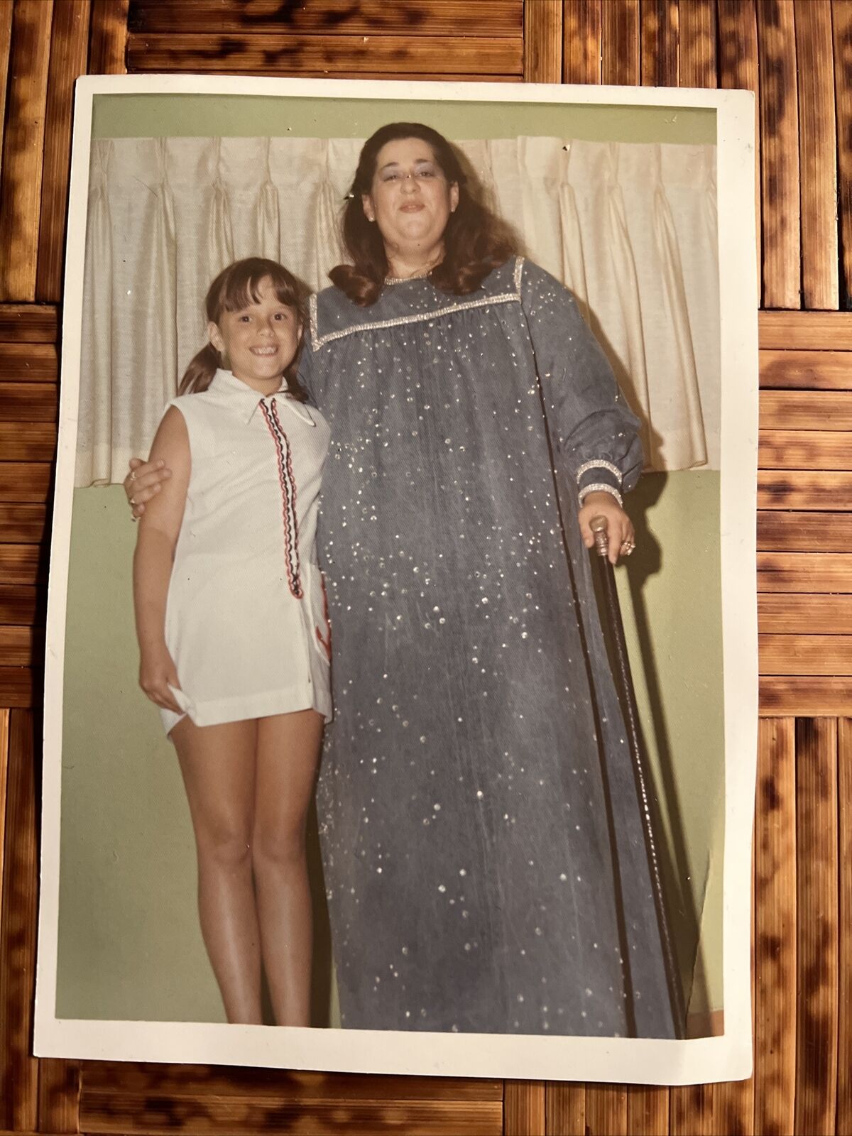 Mama Cass & Young Girl. Super Rare Original Photo Aug 2,73