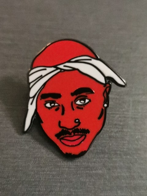 2PAC TUPAC Hit ' Em Up Dear Mama Ghetto Gospel pin Badge Patch New High Quality