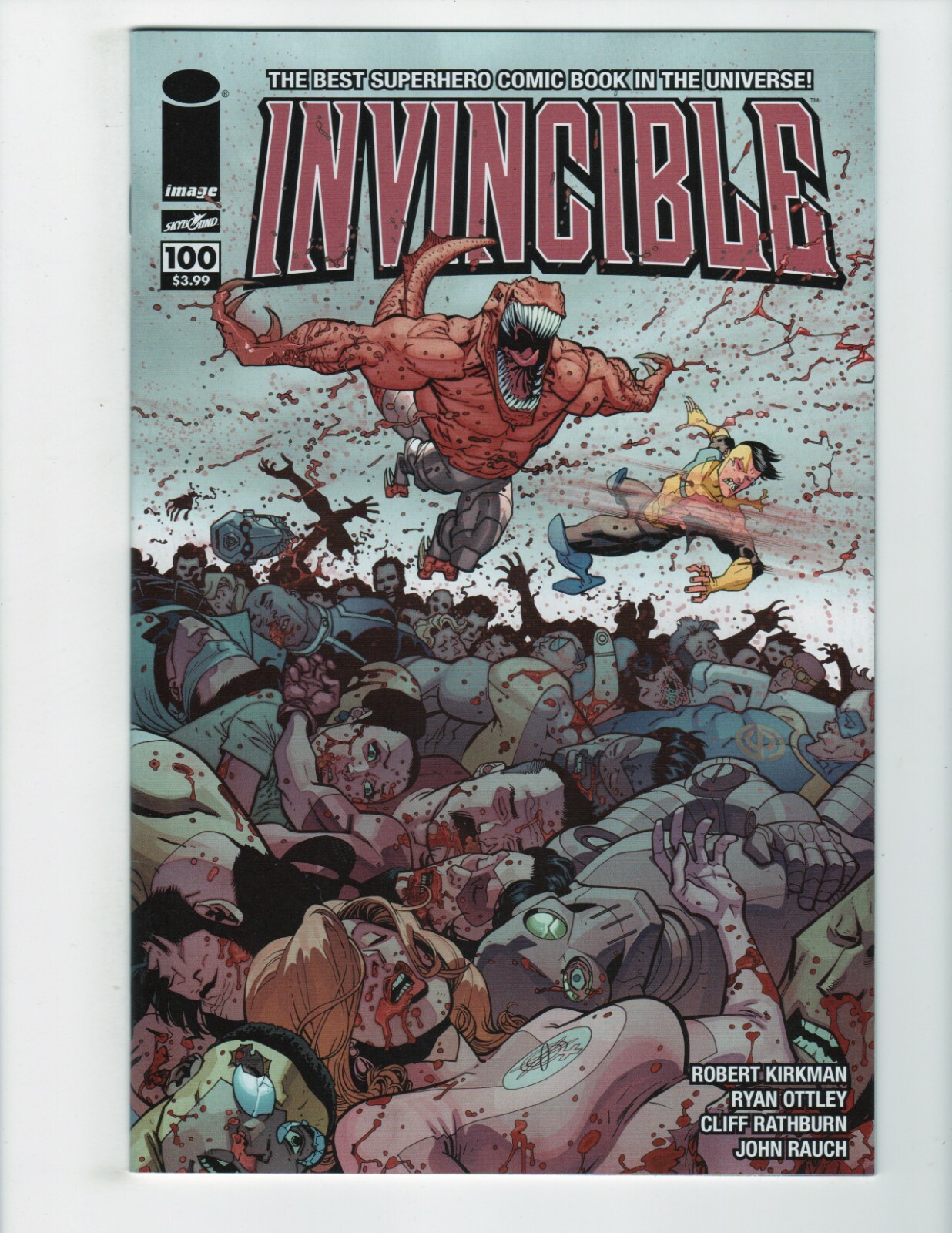 Invincible #100 1 of a kind misprint miscut pages 2003 Image Amazon TV VF/NM