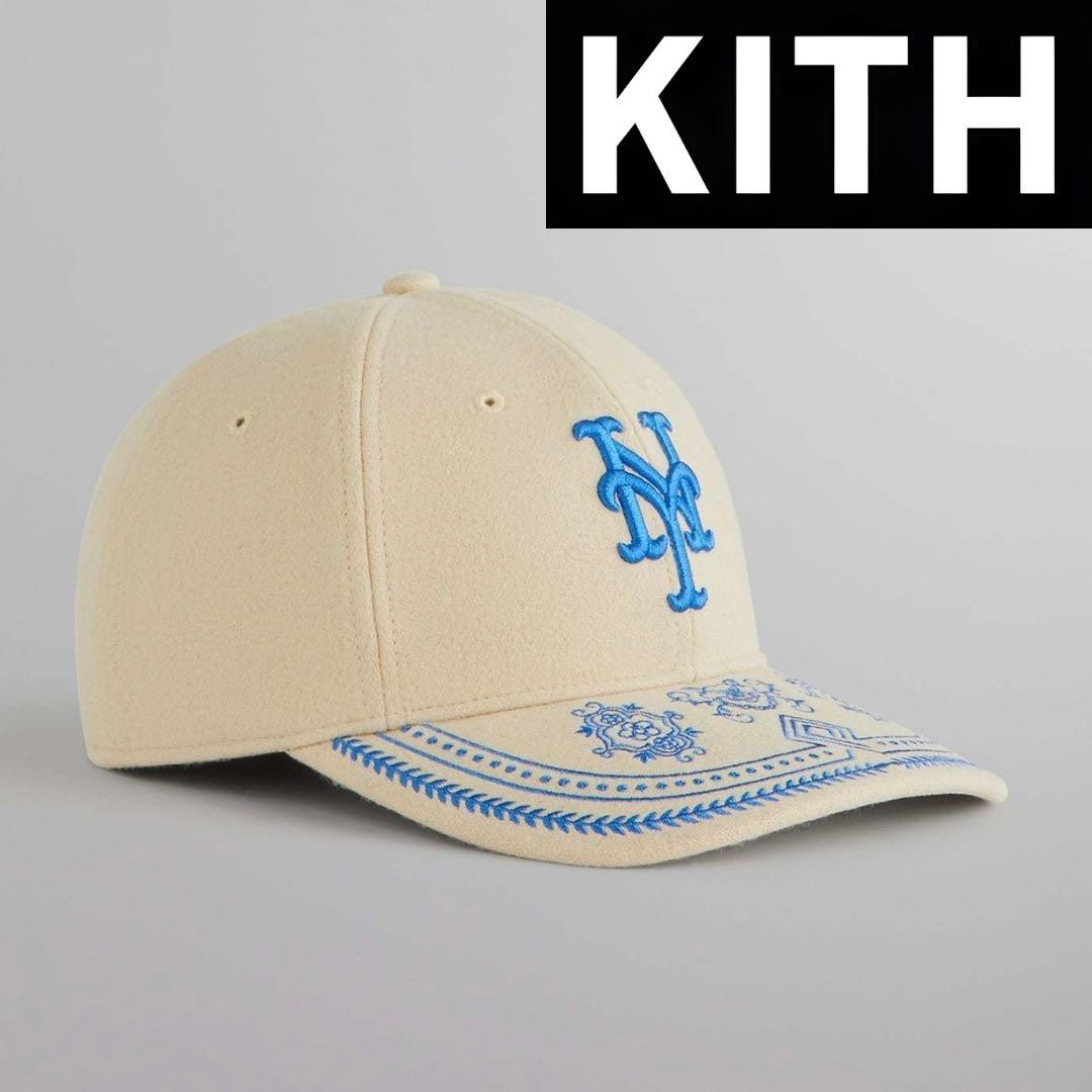 KITH Men Cap Hat Mets 47 Beautiful Coloring And Luxurious Embroidery Limited To
