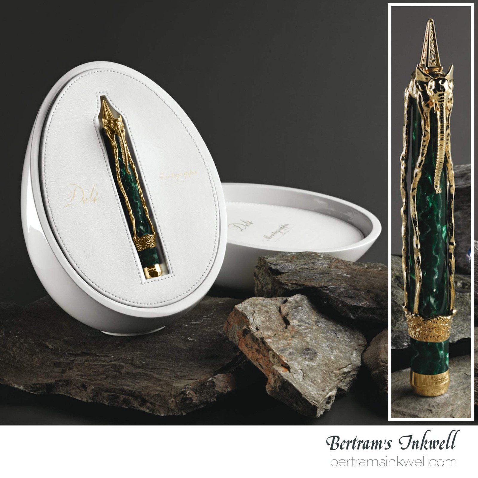 Montegrappa Salvador Dali 18K Gold Limited Edition Rollerball ISDSNRGM, 2013 Montegrappa Salvador Dali 18K Gold Limited Edition Rollerball ISDSNRGM, 2013