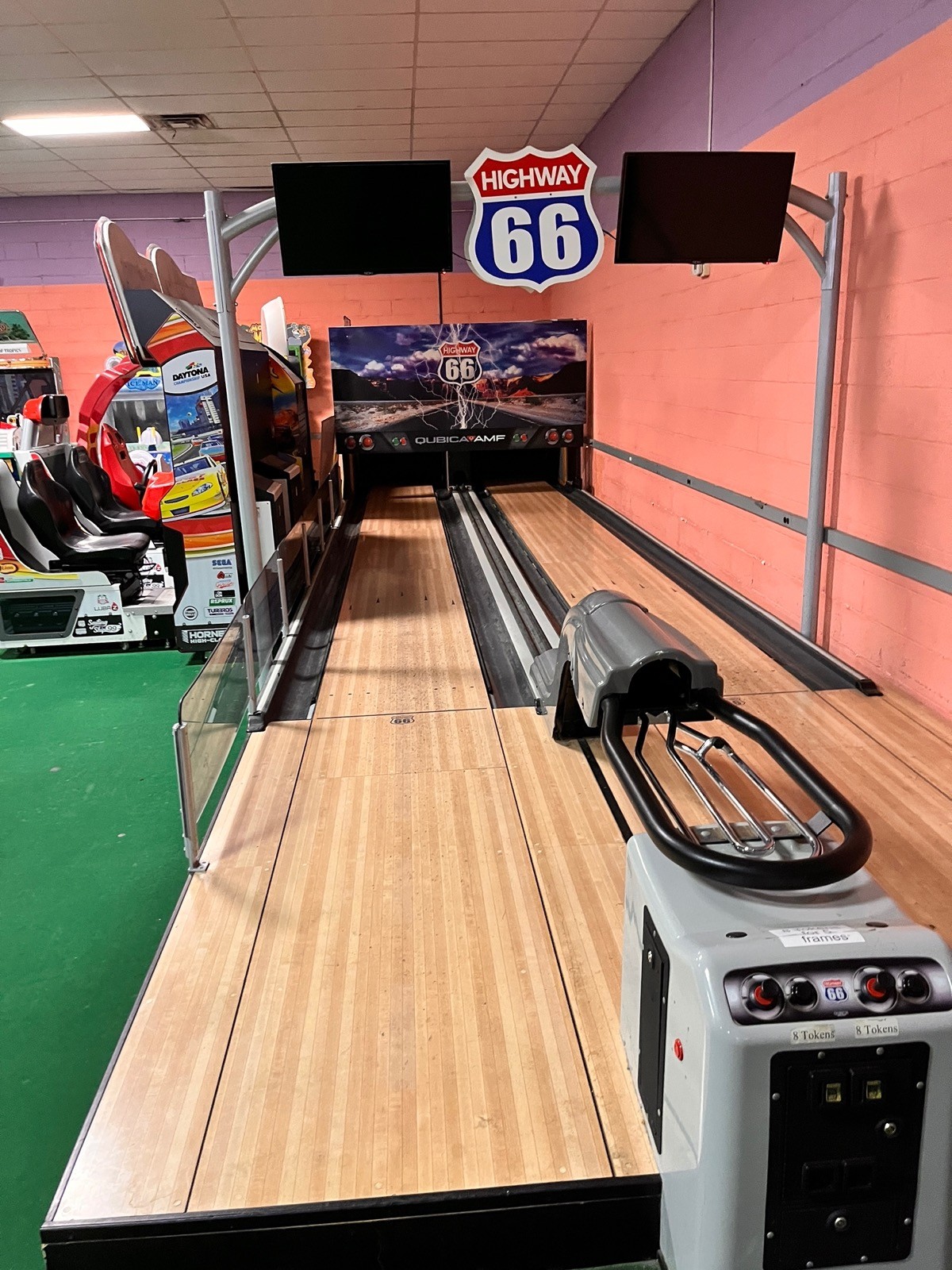 Highway 66 Duck Pin Bowling Lanes 1 Pair 2 Lanes Installed Highway 66 Duck Pin Bowling Lanes 1 Pair 2 Lanes Installed