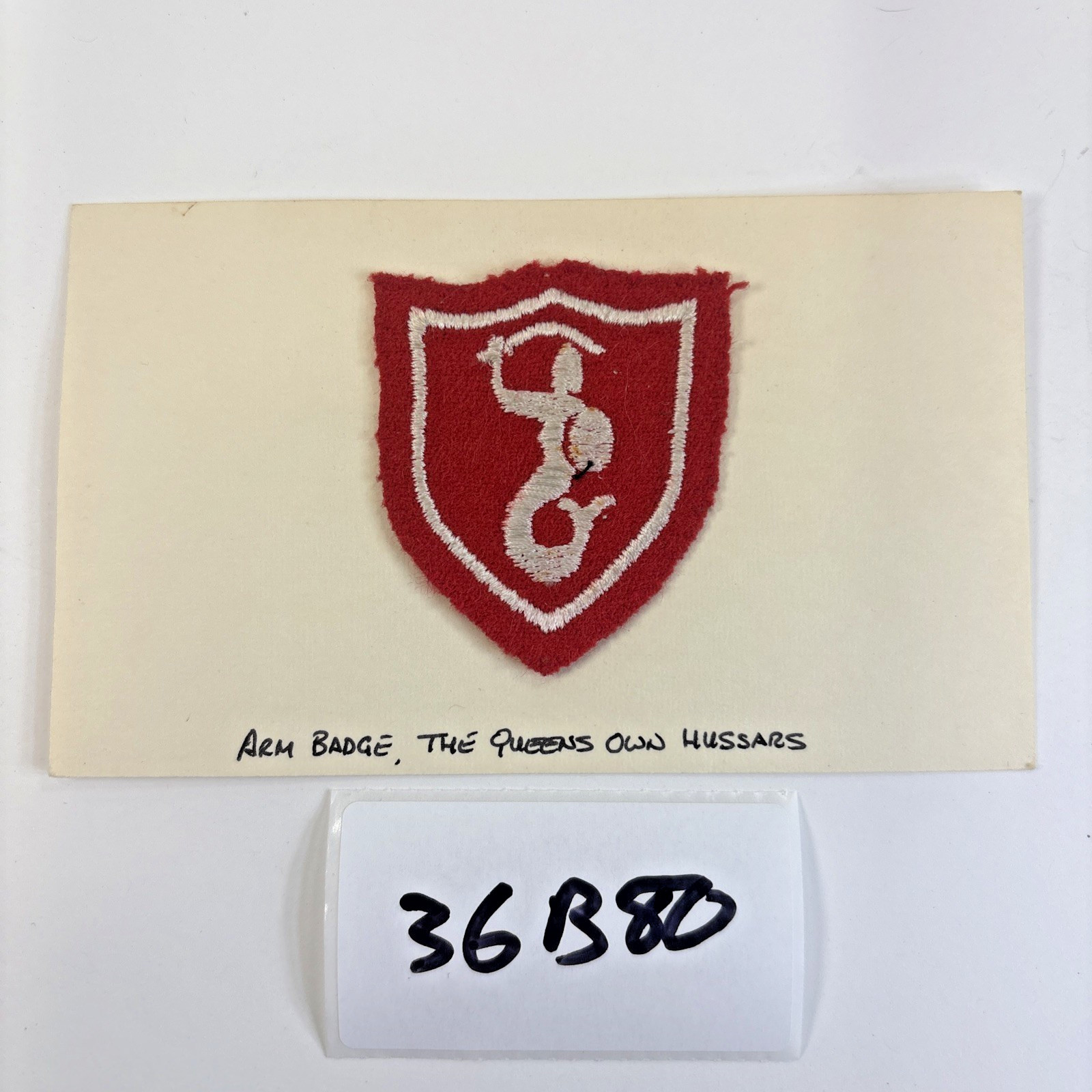 British Army's 7th Hussars Reg Patch Insignia Polish Warsaw Queens Own 36B80 British Army's 7th Hussars Reg Patch Insignia Polish Warsaw Queens Own 36B80