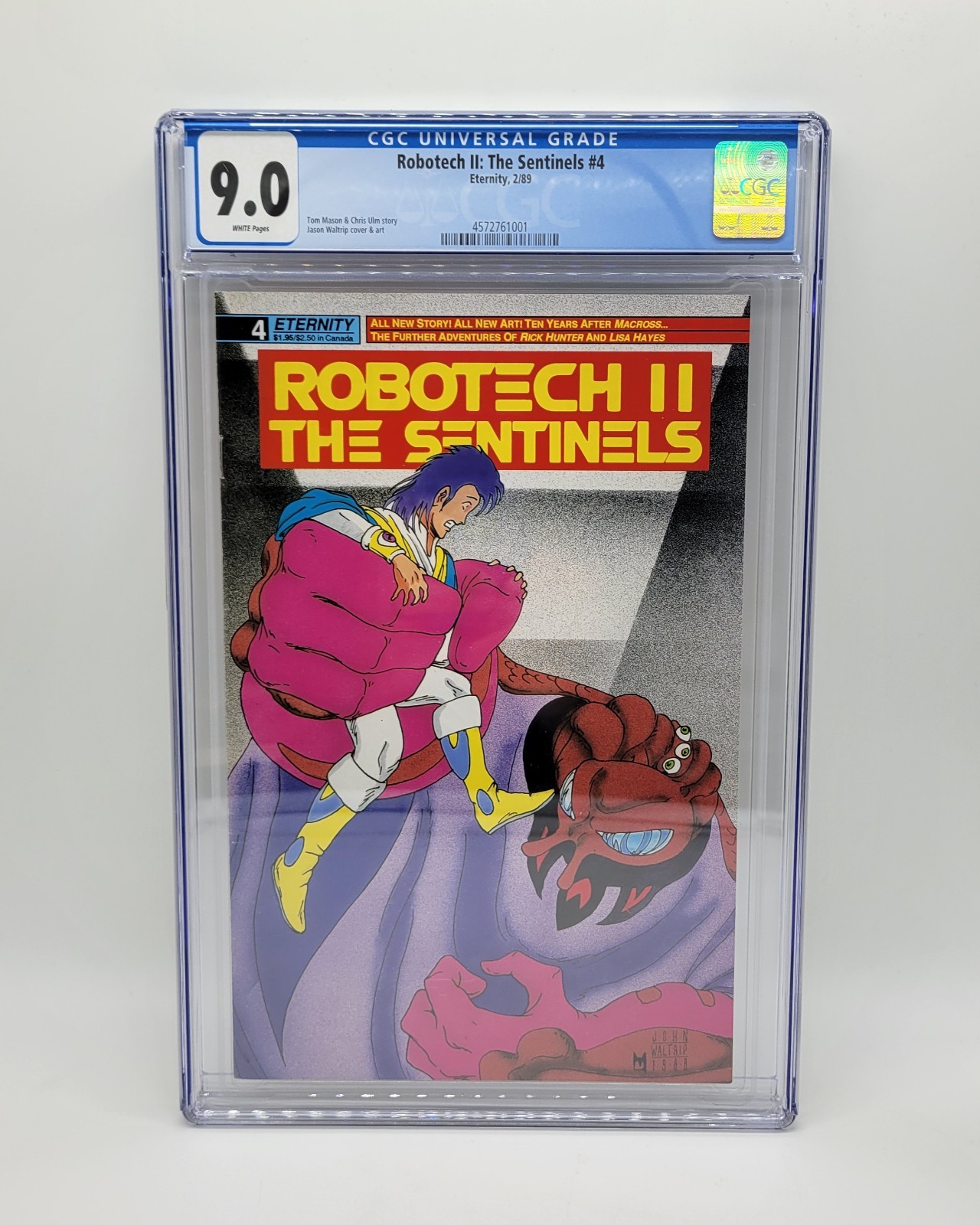 Graded Comic 9 Robotech II The Sentinels  #4 The Malcontent Uprisings Feb 1989