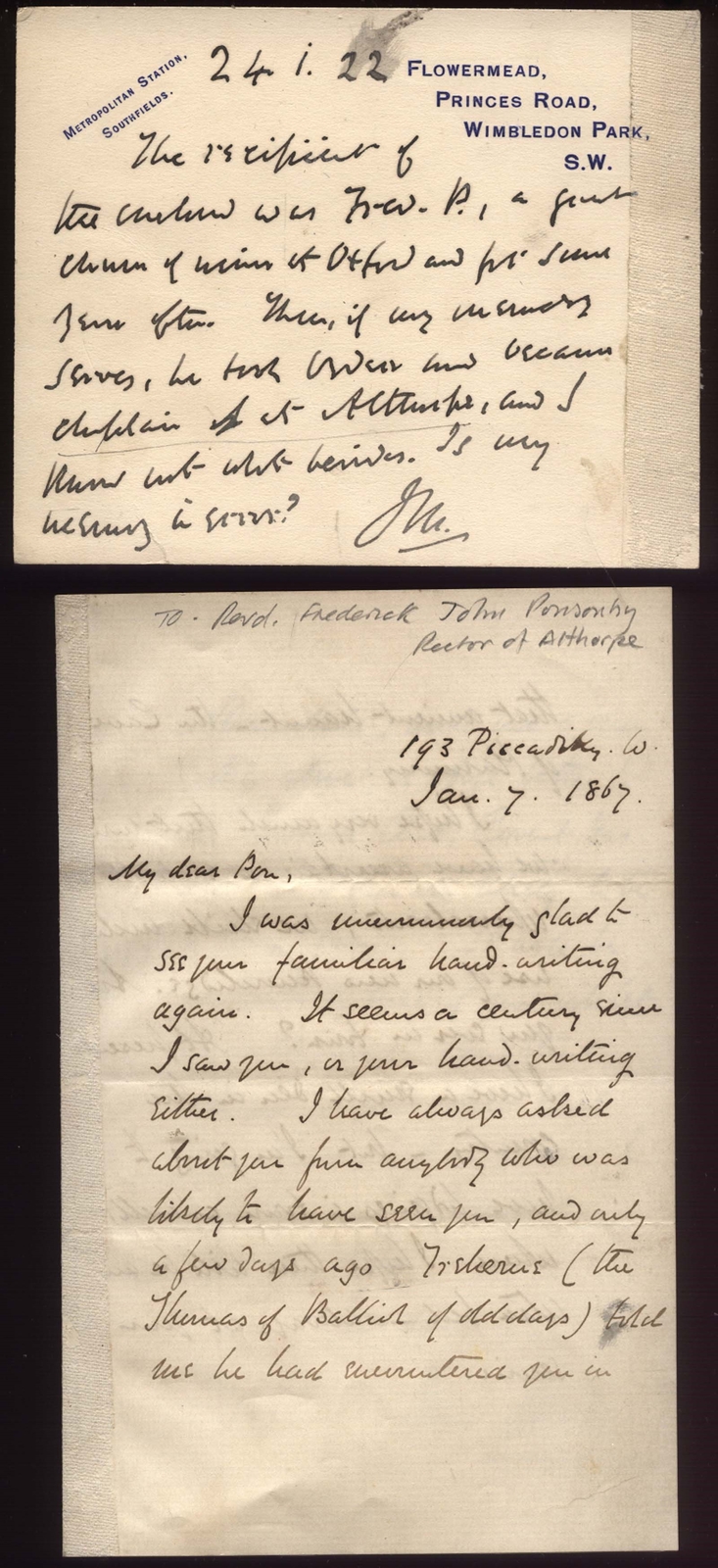 1867 & 1922 JOHN MORLEY, 1st VISCOUNT Morley of BLACKBURN Liberal Statesman