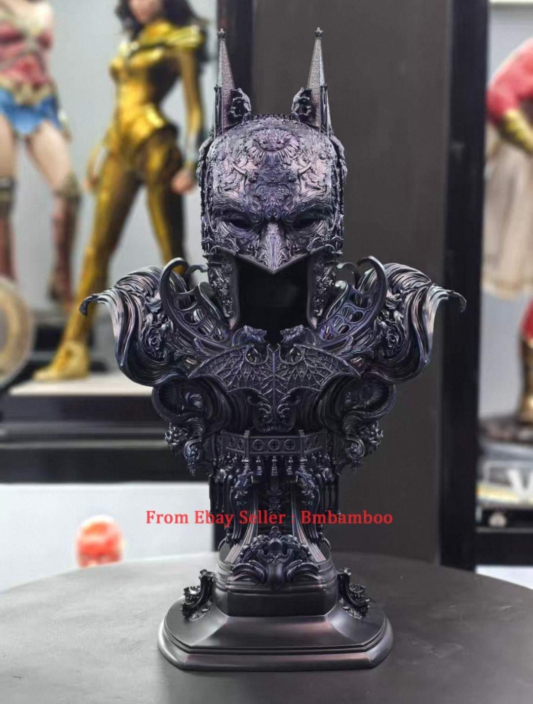 GOTHAM CITY'S SHADOW: BATMAN Blue Limited Figure Bust Statue Model Collect Rare GOTHAM CITY'S SHADOW: BATMAN Blue Limited Figure Bust Statue Model Collect Rare