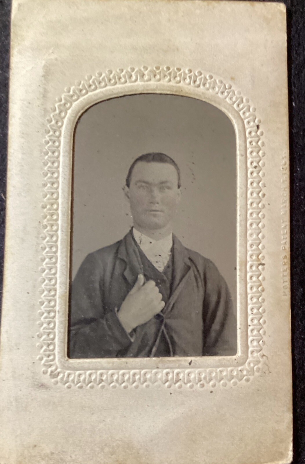 Antique Tintype Of Jesse James Iconic Old West Outlaw
