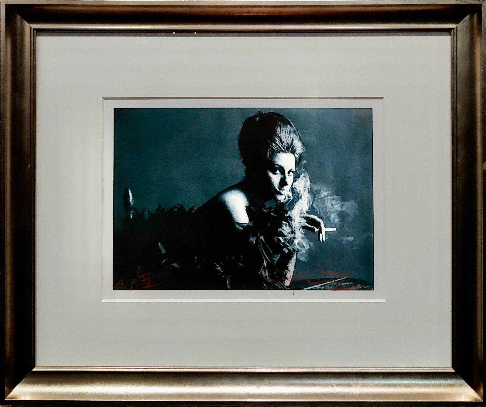 1962 Portrait of Sophia Loren for Vogue By Bert Stern -Signed 1962 Portrait of Sophia Loren for Vogue By Bert Stern -Signed