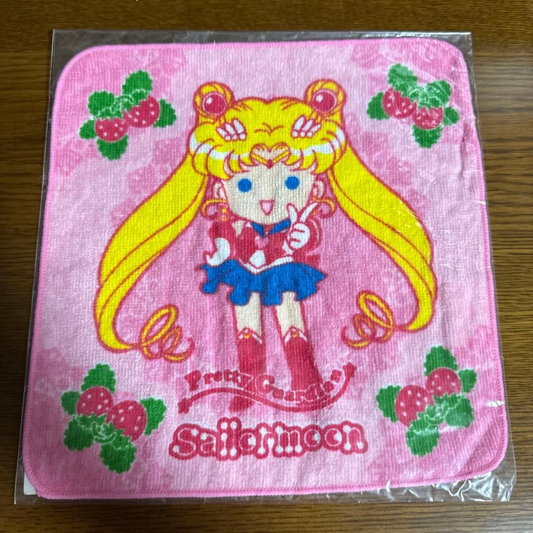 Sailor Moon Vintage Channel Handkerchief Towel Unopened Nice Condition