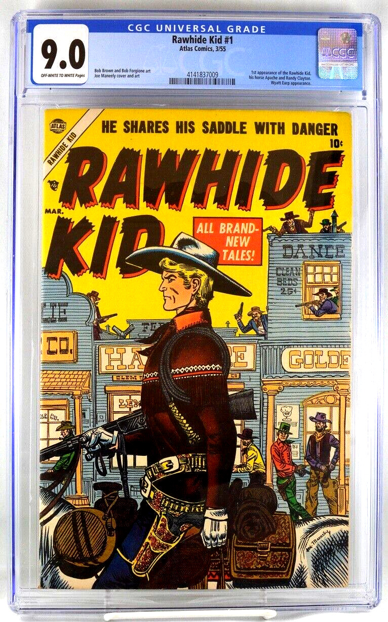 Rawhide Kid #1 CGC 9.0 1955 1st Appearance Rawhide Kid Highest Graded Copy
