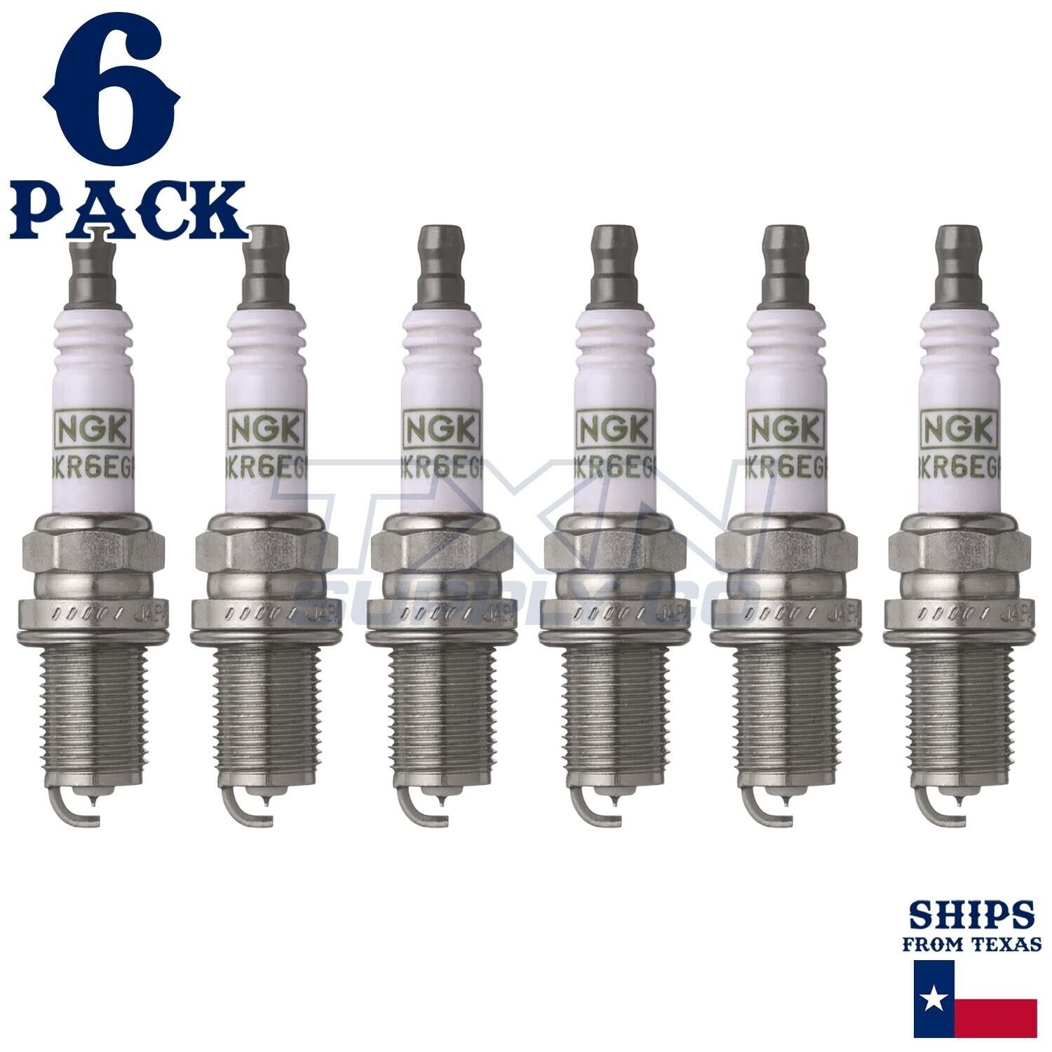 6 Pack NGK G-Power Spark Plugs 1992-1995 for Isuzu Trooper 3.2L V6