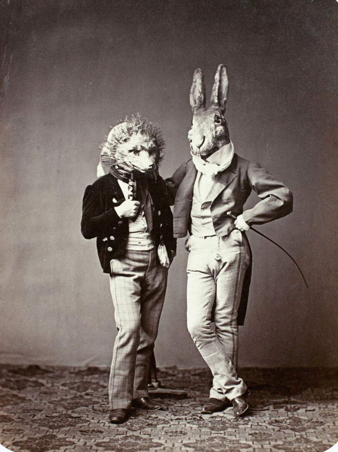 Vintage Strange Creepy Photo 1862 Actors in Costume 7x10 Photo Reprint A-23 Vintage Strange Creepy Photo 1862 Actors in Costume 7x10 Photo Reprint A-23