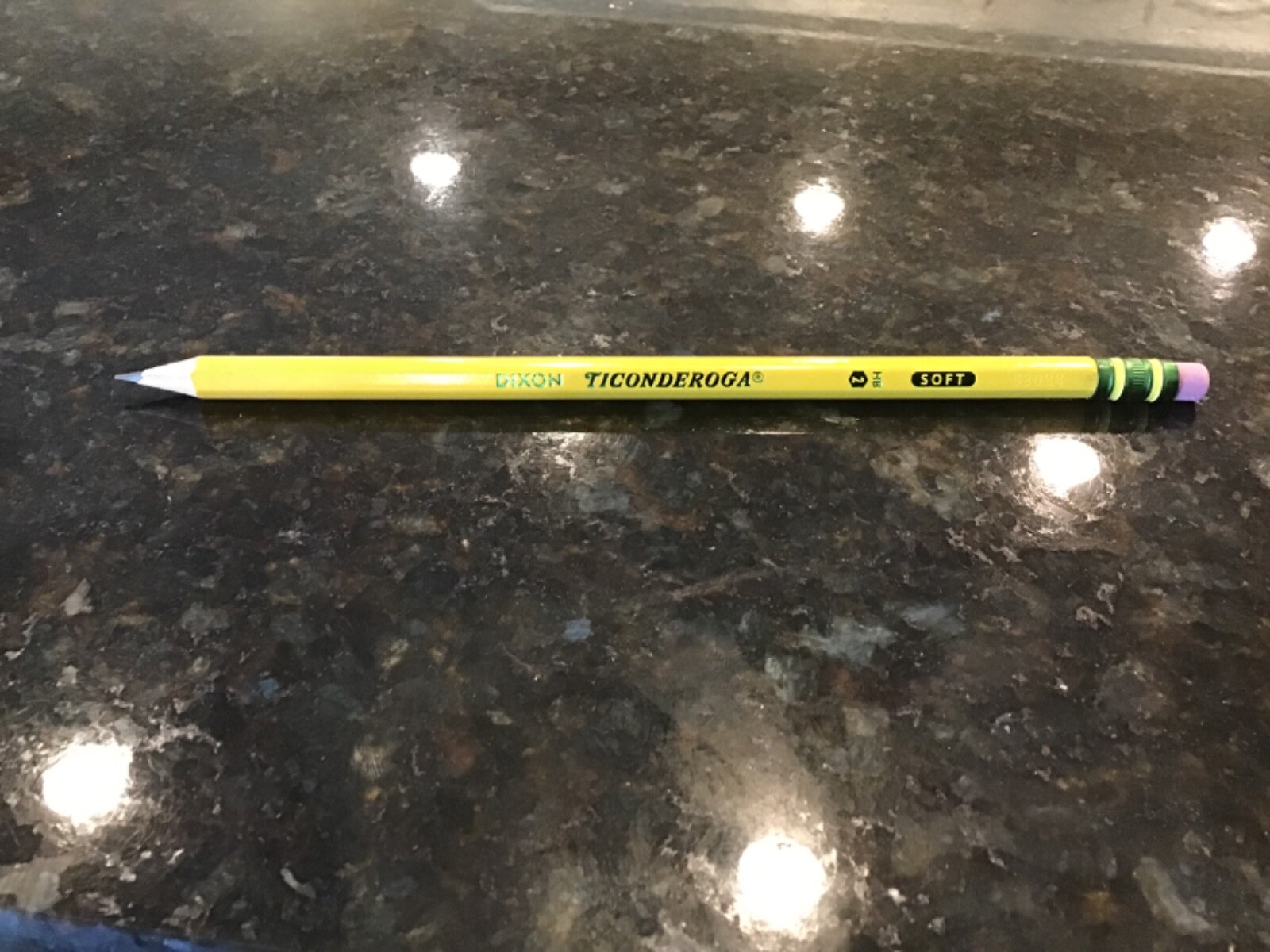 One of the most expensive pencils you will see, it is a Ticonderoga brand pencil