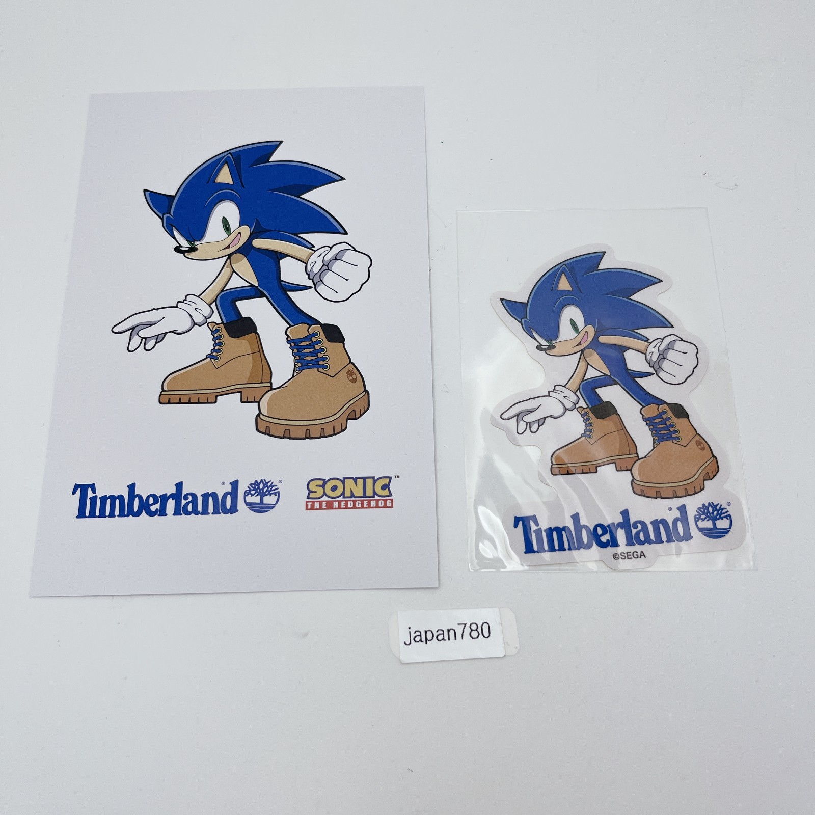 Timberland × SONIC THE HEDGEHOG Stickers & Postcard not for sale Limited (ES144) Timberland × SONIC THE HEDGEHOG Stickers & Postcard not for sale Limited (ES144)
