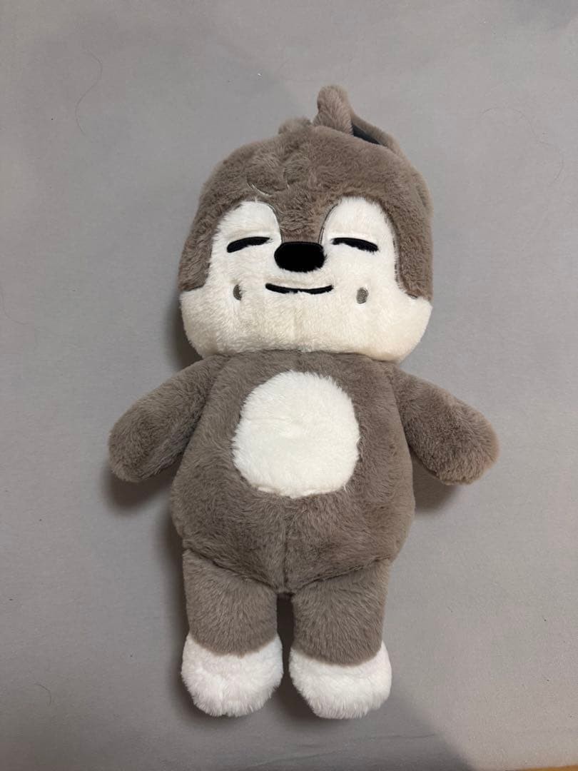 Stray Kids Bang Chan SKZOO Wolf Plush Toy Opened
