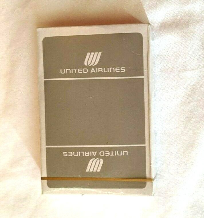 New UNITED AIRLINES DECK OF CARDS Original Packaging Plane Card Taiwan Vintage New UNITED AIRLINES DECK OF CARDS Original Packaging Plane Card Taiwan Vintage