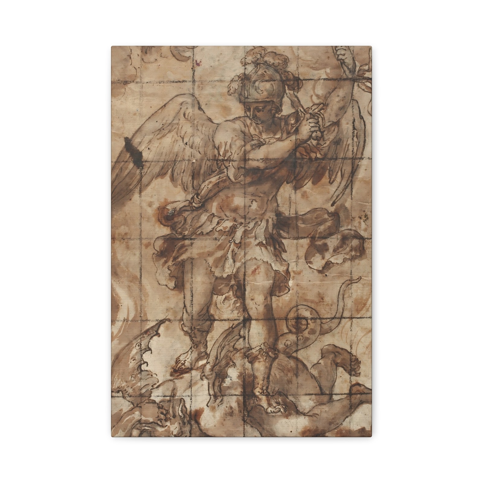 Camilo, Francisco - Saint Michael Archangel - Canvas Wall Art