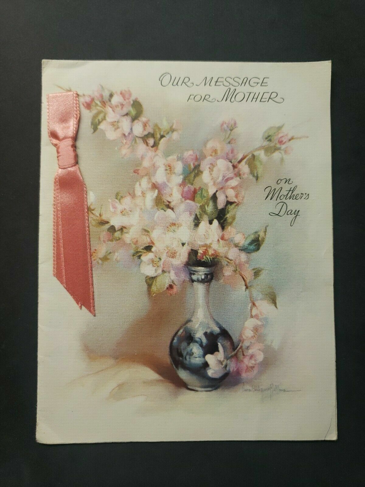 Vintage Greeting Card Mother's Day Rust Craft Boston USA  (B-5)