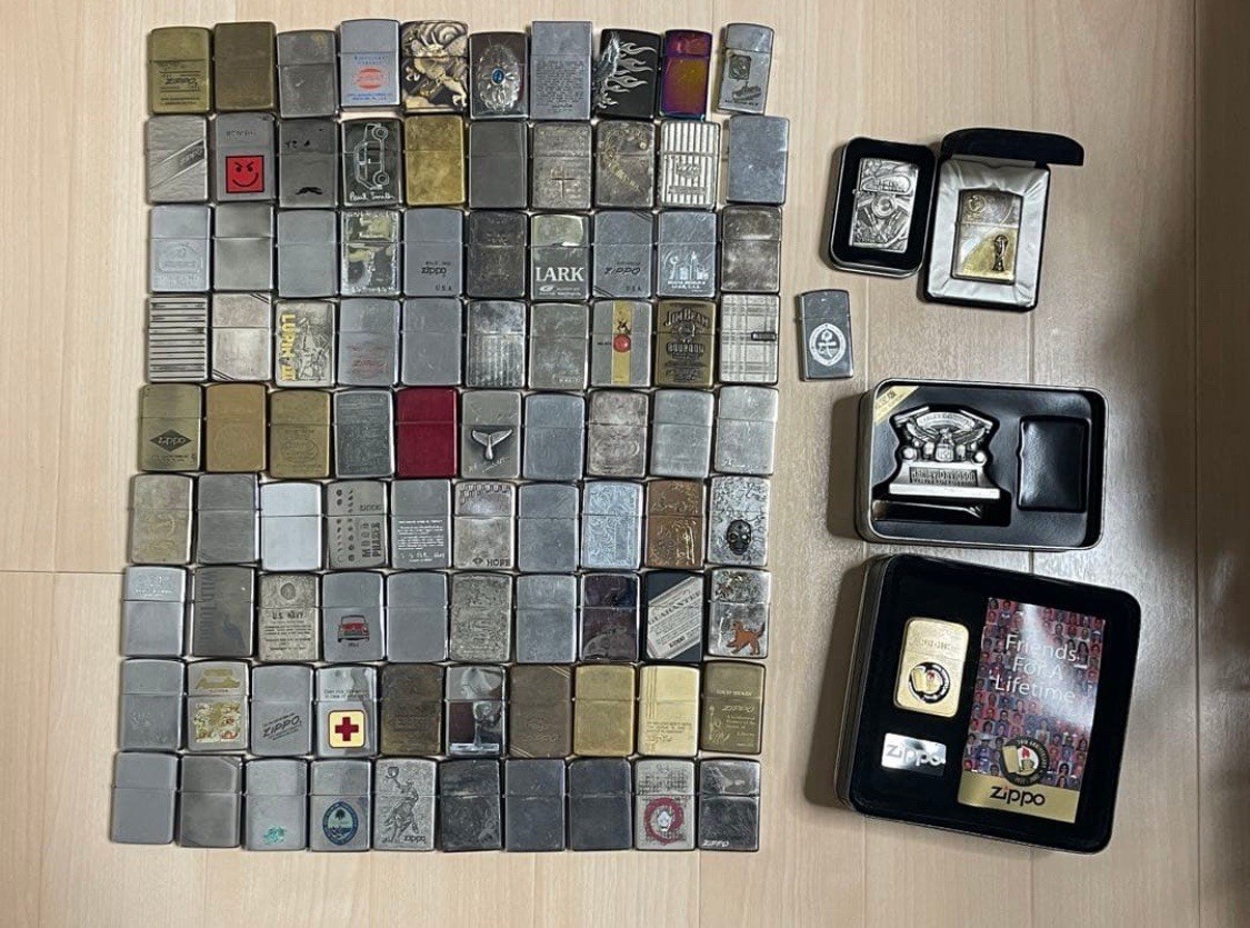 Zippo Lighter Lot 77pcs Vintage Mixed Junk Untested Bulk Set Zippo Lighter Lot 77pcs Vintage Mixed Junk Untested Bulk Set