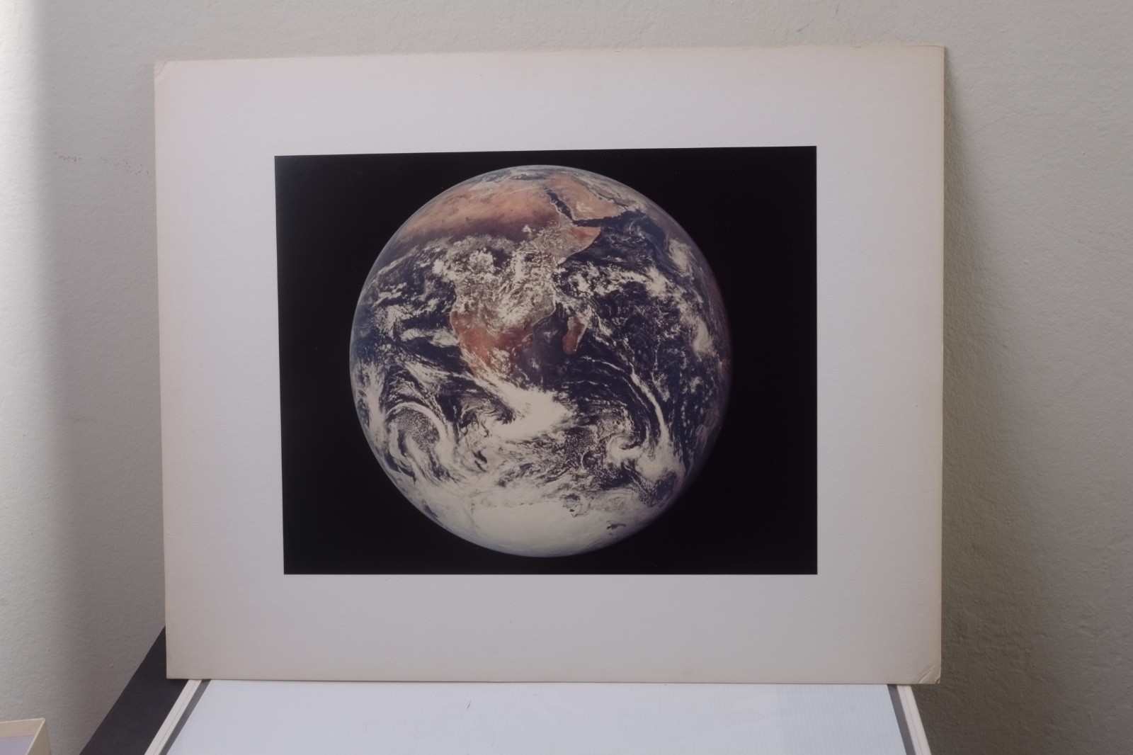 Important OVERSIZED Apollo 17 Full Earth 