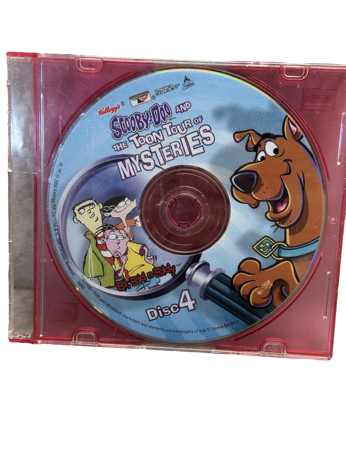 KELLOGG'S SCOOBY DOO & THE TOON TOUR OF MYSTERIES DVD ROM DISC 4 KELLOGG'S SCOOBY DOO & THE TOON TOUR OF MYSTERIES DVD ROM DISC 4