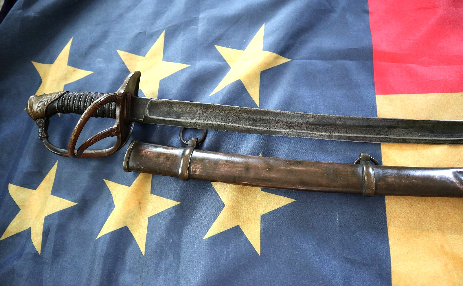 CIVIL WAR CONFEDERATE MARKED THOMAS GRISWOLD NEW ORLEANS CAVALRY OFFICER SWORD CIVIL WAR CONFEDERATE MARKED THOMAS GRISWOLD NEW ORLEANS CAVALRY OFFICER SWORD
