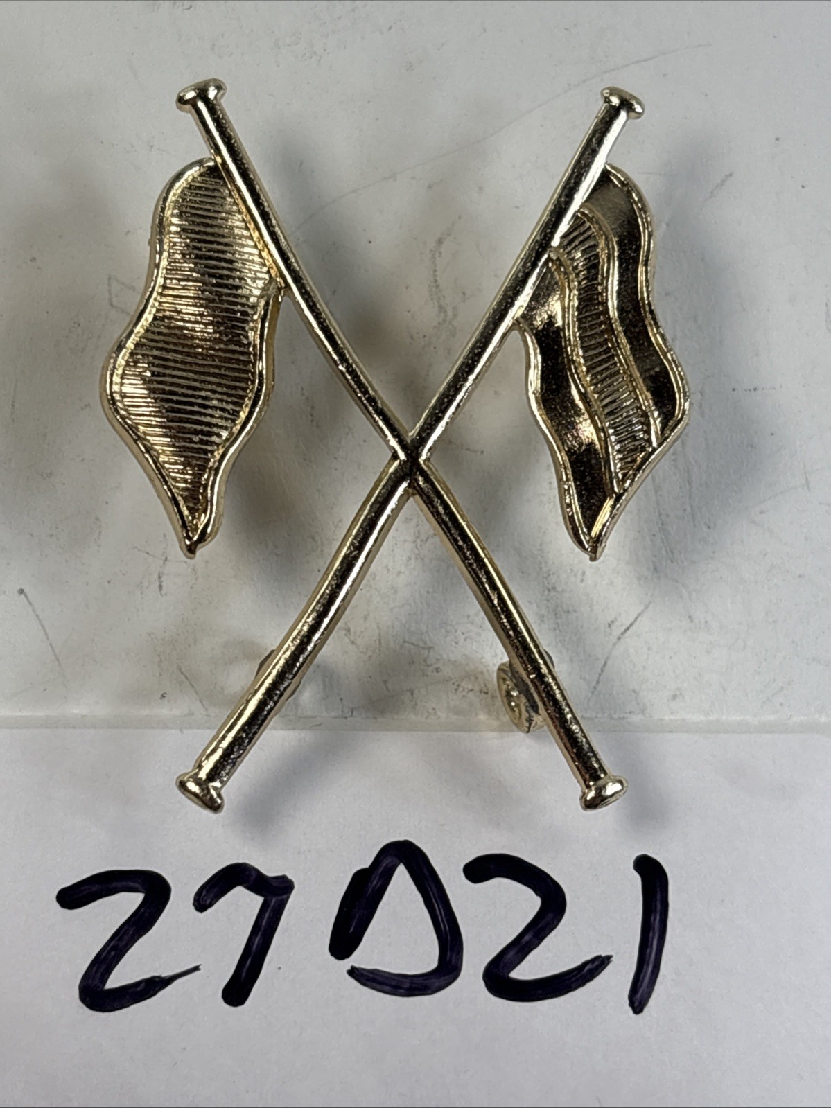 British Army Signaller proficiency Sleeve badge Arm Insignia Pin-Back 27D21